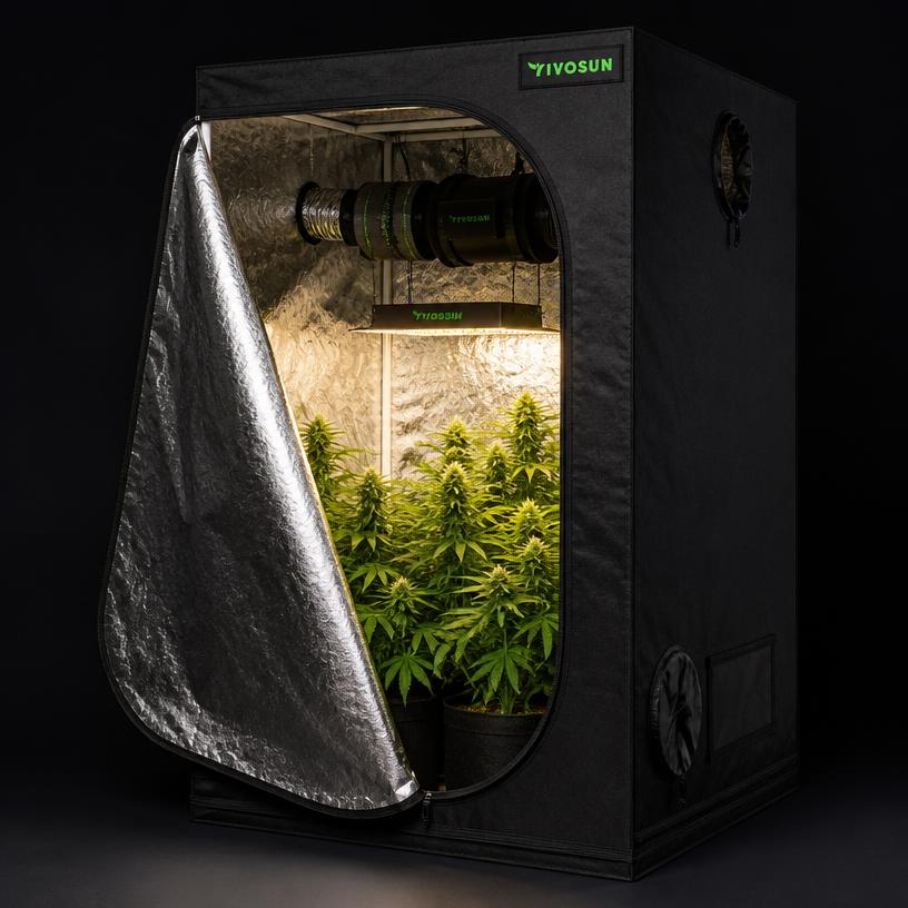 Estufa de Cultivo Indoor 80x80x160cm