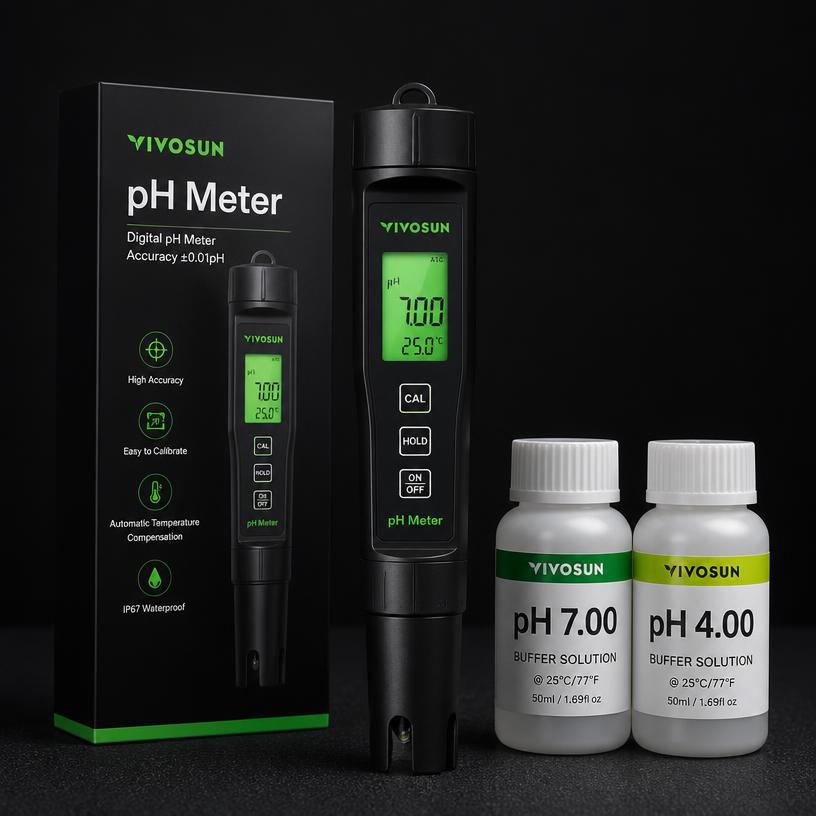 Medidor de pH Digital com Calibração
